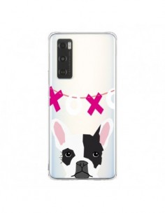 Coque Vivo Y70 Bulldog Français XoXo Chien Transparente -...