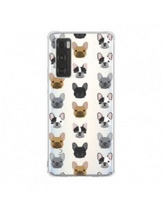 Coque Vivo Y70 Chiens Bulldog Français Transparente - Pet...