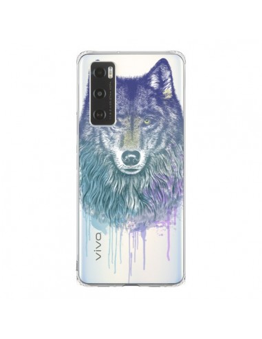 Coque Vivo Y70 Loup Wolf Animal Transparente - Rachel Caldwell