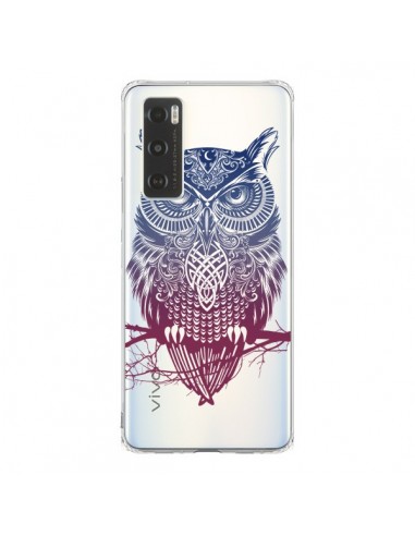 Coque Vivo Y70 Hibou Chouette Owl Transparente - Rachel Caldwell