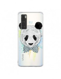 Coque Vivo Y70 Panda Noeud Papillon Transparente - Rachel...