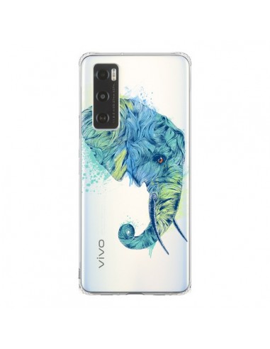 Coque Vivo Y70 Elephant Elefant Transparente - Rachel Caldwell