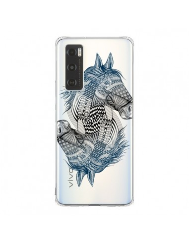 Coque Vivo Y70 Cheval Horse Double Transparente - Rachel Caldwell