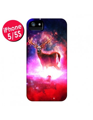 Coque Cosmic Deer Cerf Galaxy pour iPhone 5 et 5S - Maximilian San