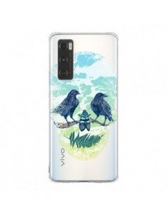 Coque Vivo Y70 Tête de Mort Nature Transparente - Rachel...