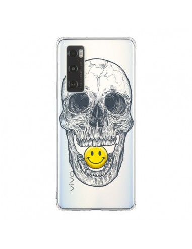 Coque Vivo Y70 Tête de Mort Smiley Transparente - Rachel Caldwell