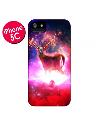 Coque Cosmic Deer Cerf Galaxy pour iPhone 5C - Maximilian San