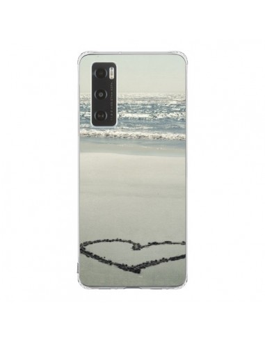 Coque Vivo Y70 Coeoeur Plage Beach Mer Sea Love Sable Sand - R Delean