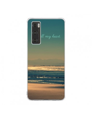 Coque Vivo Y70 Be still my heart Mer Sable Beach Ocean - R Delean