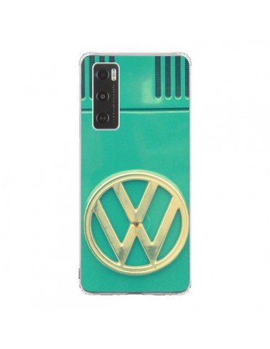 Coque Vivo Y70 Groovy Van Hippie VW Bleu - R Delean