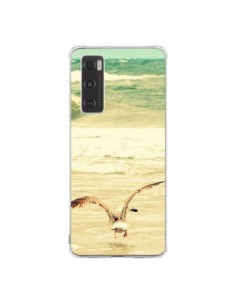 Coque Vivo Y70 Mouette Mer Ocean Sable Plage Paysage - R...