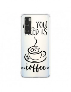 Coque Vivo Y70 All you need is coffee Transparente -...
