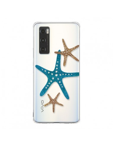 Coque Vivo Y70 Etoile de Mer Starfish Transparente - Sylvia Cook