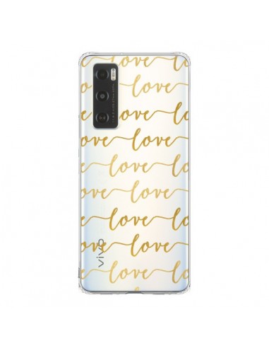 Coque Vivo Y70 Love Amour Repeating Transparente - Sylvia Cook