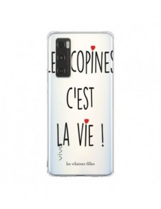 Coque Vivo Y70 Les copines, c'est la vie Transparente -...