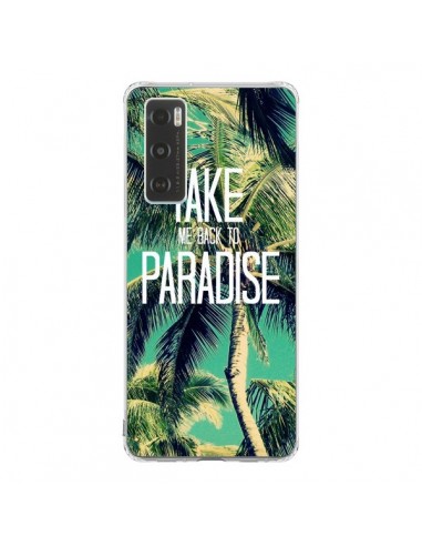 Coque Vivo Y70 Take me back to paradise USA Palmiers Palmtree - Tara Yarte
