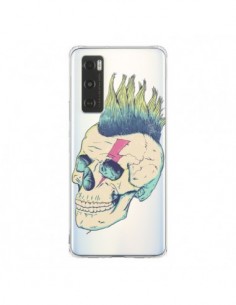 Coque Vivo Y70 Tête de Mort Crane Punk Transparente -...