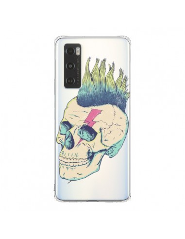 Coque Vivo Y70 Tête de Mort Crane Punk Transparente - Victor Vercesi