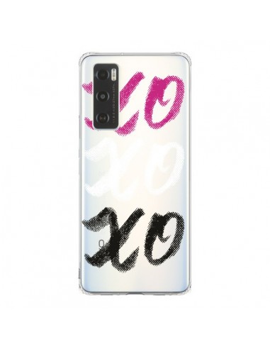 Coque Vivo Y70 XoXo Rose Blanc Noir Transparente - Yohan B.