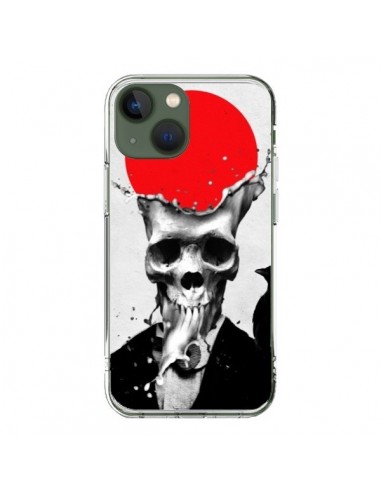 Coque iPhone 13 Splash Skull Tête de Mort - Ali Gulec