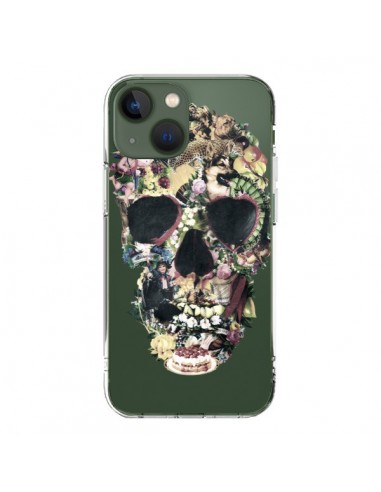 Coque iPhone 13 Skull Vintage Tête de Mort Transparente - Ali Gulec