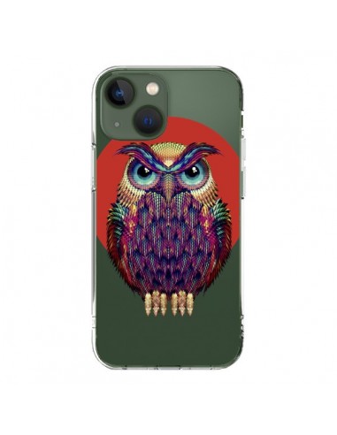 Coque iPhone 13 Chouette Hibou Owl Transparente - Ali Gulec