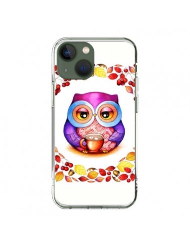 Coque iPhone 13 Chouette Automne - Annya Kai