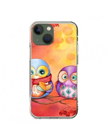 Coque iPhone 13 Chouette Arbre - Annya Kai