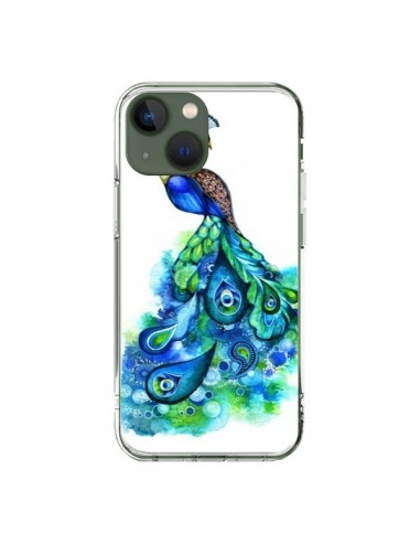 Coque iPhone 13 Paon Multicolore - Annya Kai