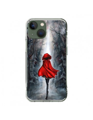 Cover iPhone 13 Cappuccetto Rosso Legno - Annya Kai