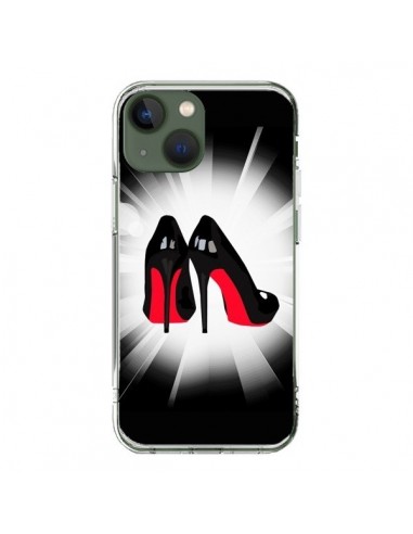 Coque iPhone 13 Chaussures Semelles Rouges Red Soles Femme - Aurelie Scour