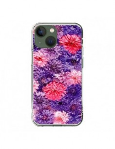 Coque iPhone 13 Fleurs Violettes Flower Storm - Asano...