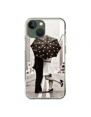 Cover iPhone 13 Segreto dietro l'Ombrello Amore Coppia - Asano Yamazaki