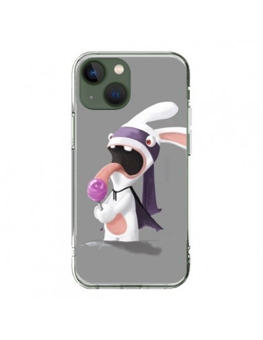 Coque iPhone 13 Lapin Crétin Sucette - Bertrand Carriere