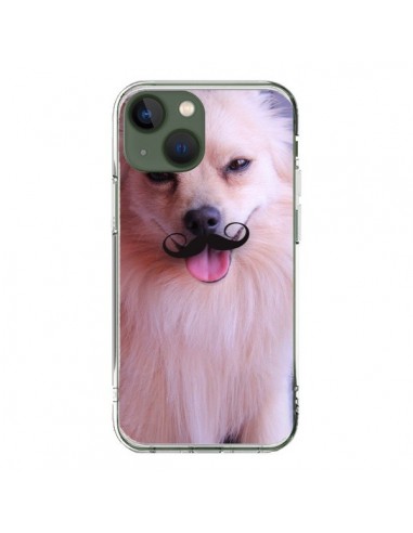 Coque iPhone 13 Clyde Chien Movember Moustache - Bertrand Carriere