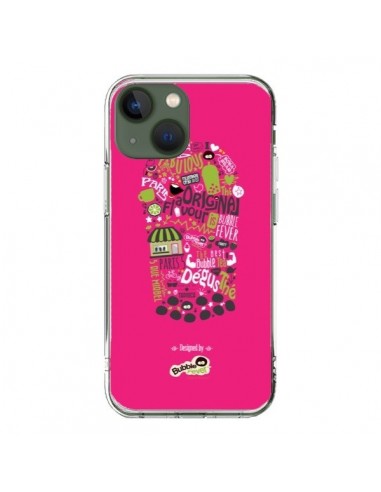 Coque iPhone 13 Bubble Fever Original Flavour Rose - Bubble Fever