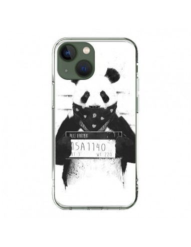 Cover iPhone 13 Panda Cattivo Prigione - Balazs Solti