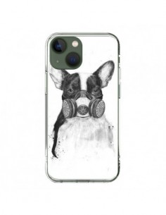 Coque iPhone 13 Tagueur Bulldog Dog Chien Big City Life -...