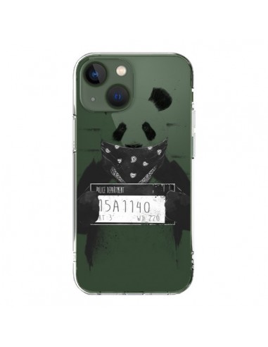 Cover iPhone 13 Panda Cattivo Trasparente - Balazs Solti
