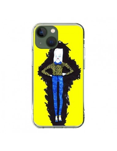 iPhone 13 Case Julie Fashion Girl Yellow - Cécile