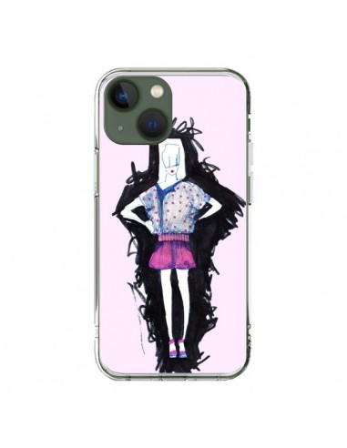 Coque iPhone 13 Valentine Femme Fashion Mode Rose Clair - Cécile