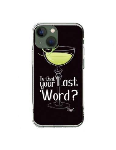 Cover iPhone 13 Is that your Last Word Cocktail Barman - Chapo