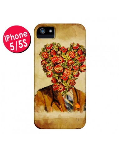 Coque Docteur Love Fleurs pour iPhone 5 et 5S - Maximilian San