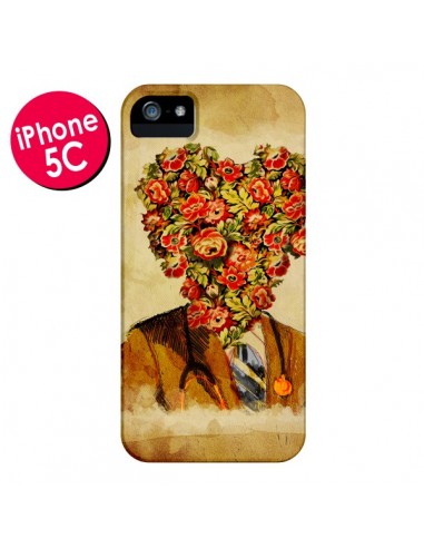 Coque Docteur Love Fleurs pour iPhone 5C - Maximilian San