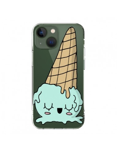 Coque iPhone 13 Ice Cream Glace Summer Ete Renverse Transparente - Claudia Ramos