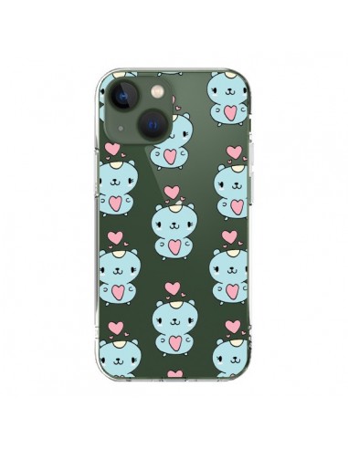 iPhone 13 Case Hamster Love Clear - Claudia Ramos