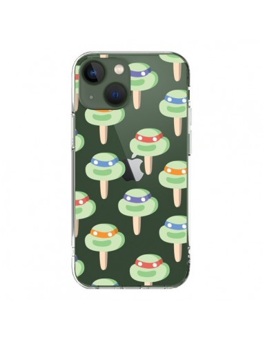 Cover iPhone 13 Tartarughe Ninja Trasparente - Claudia Ramos