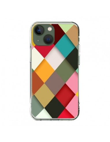 Coque iPhone 13 Colorful Mosaique - Danny Ivan