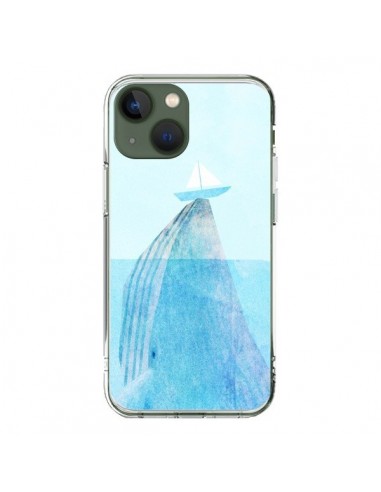 Cover iPhone 13 Balena Barca Mare - Eric Fan