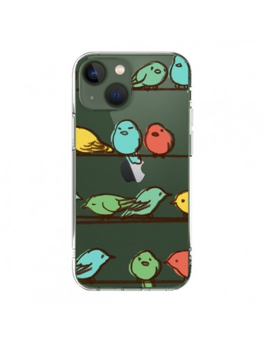 Cover iPhone 13 Uccelli Trasparente - Eric Fan